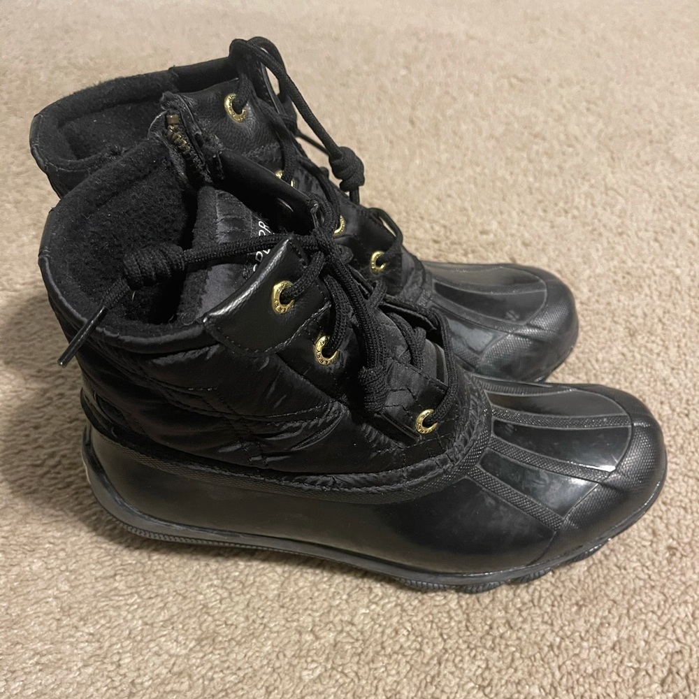 Sperry Duck Boot Waterproof Black